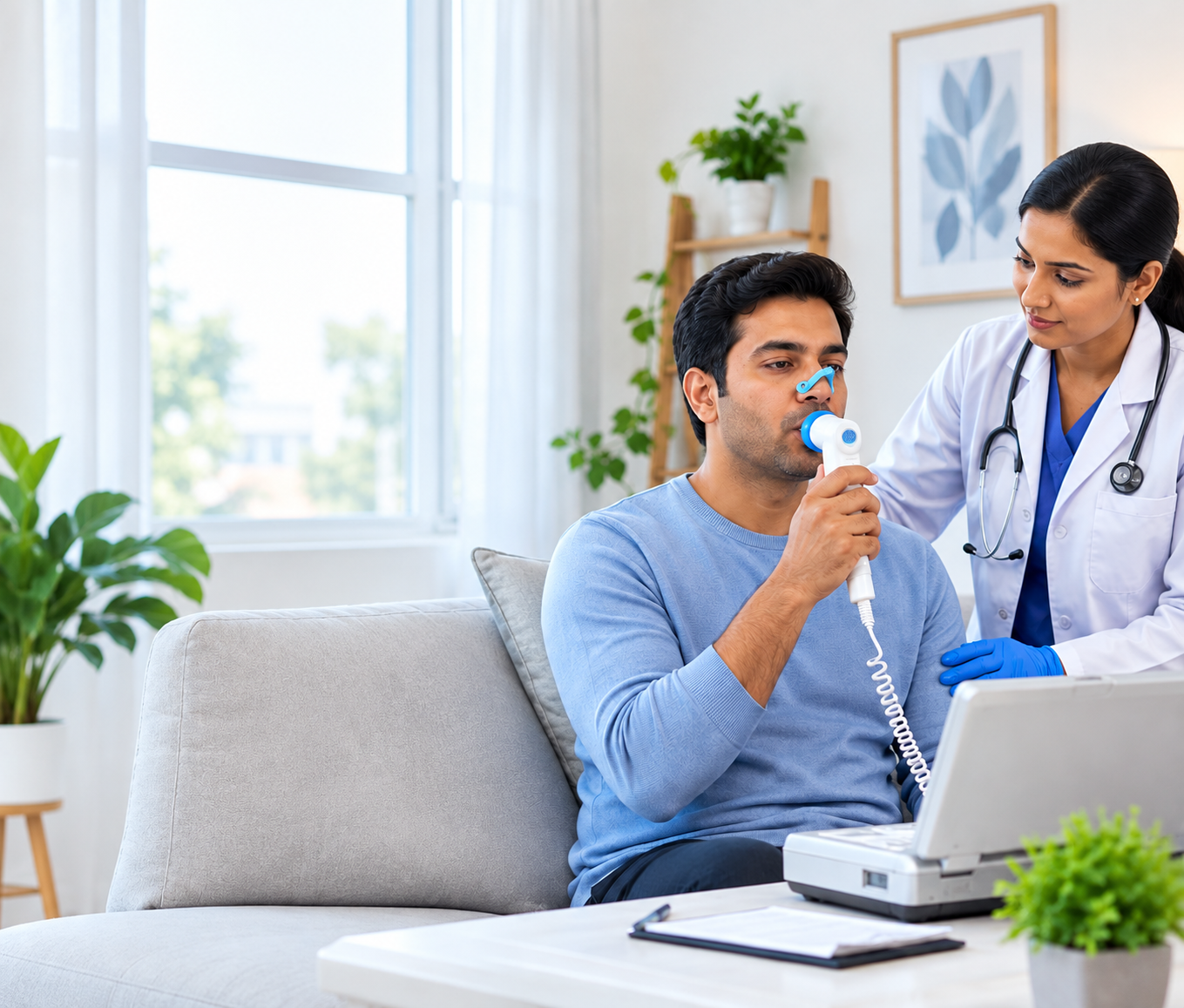 Pulmonary Function Testing at your doorstep.
